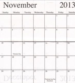  Awareness Inspirational Pocket Planner 2013 2014 Calendar VARIETY
