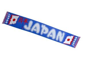 Japan Nippon Blue Samurai Soccer Football Sports Supporter Scarf