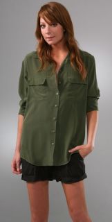 Equipment Signature Washed Silk Blouse