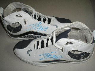 TYLER HANSBROUGH Signed PAIR 2 Basketball Sneakers Auto UNC North