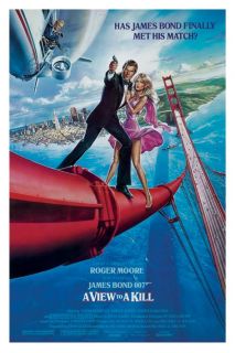 James Bond 007 A View to A Kill Movie Poster 60x90cm New Roger Moore