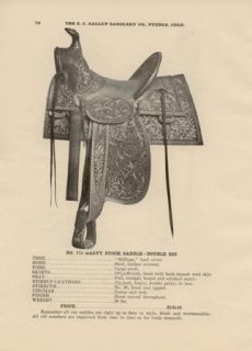 1908 s C Gallup Saddlery Co 15 on CD Saddles Harness and More