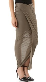 Helmut Lang Slack Jersey Wrap Skirt