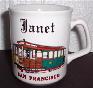 New Janet  Name San Francisco Ceramic Ceramic Mug
