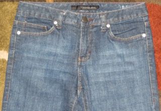 Women Calvin Klein Ultimate Skinny Agave Wash Stretch Jeans Sz 4 31 x