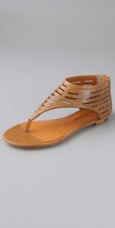 Pour La Victoire Emily Laser Cut Flat Sandals