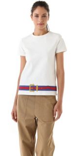 Boy. by Band of Outsiders T Shirt with Belt Hem