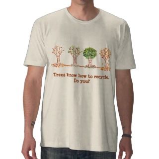 Camiseta del Día de la Tierra con los árboles que de 