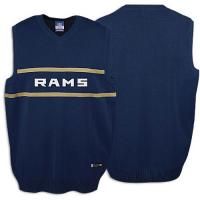 Jeff Fisher St Louis Rams Navy Throwback Sweater Vest Jersey Mike