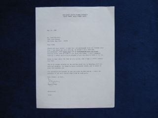 Typed Letter Signed by Jasper Johns to Fellow Artist