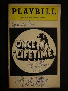 Jayne Meadows Allen John Lithgow Once in A Lifetime Signed Theatre