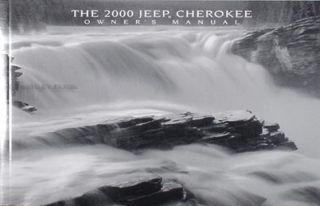 2000 Jeep Cherokee Original Owners Manual New Condition SE Sport