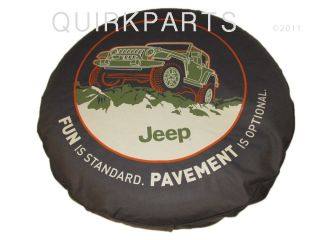 1996 2012 Jeep Wrangler Tire Cover Pavement Optional