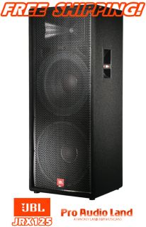 JBL JRX125 JRX 125 Dual 15 2 Way DJ PA Speaker New