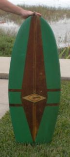 Vintage Jeffrey Dale Belly Board Surfboard Waves Foam Glassed