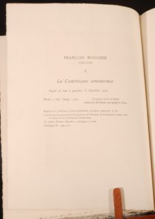 1913 Dessins de LEcole Francaise Du Dix Huiteme Siecle