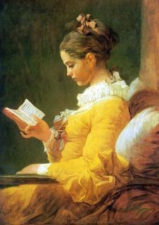 Jean Honore Fragonard A Young Girl Reading   Classic Art