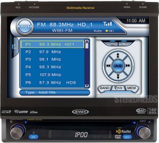 Jensen VM9312HD in Dash Car DVD Player 7 TFT Monitor