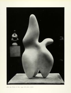 1953 Print Jean Arp Sculpture Art Zurich Switzerland Abstract Organic