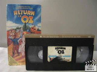 Return to oz VHS Nicol Williamson Jean Marsh Piper Laurie
