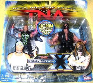  Nonstop Destination x Jeff Hardy vs Abyss Action Figure 2 Pack