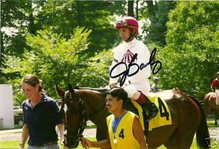 Jerry Bailey Signed Autograph Horse Racing Jockey Look
