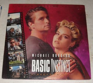 Movie Laserdisc 1992 Basic Instinct Directors Cut Sharon Stone