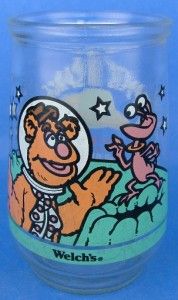 Welchs Jelly 1998 Muppets Space Juice Glass Fozzie Bear