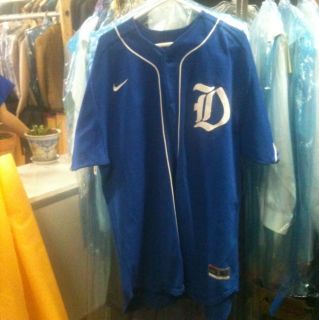 Duke Baseball Jersey Team issued and Authentic