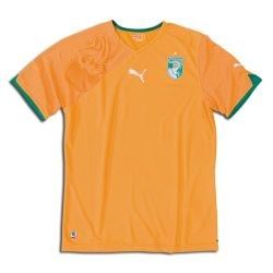 Puma Ivory Coast Official Home Jersey Soccer WC 2010