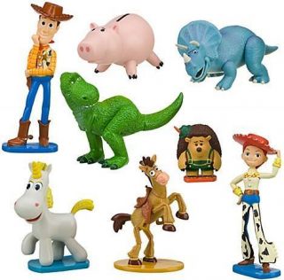 Disney Toy Story 3 Heroes PVC Figurine Figure Playset Woody Jessy Cake