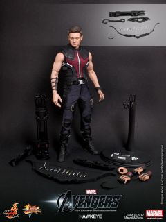  Marvel The Avengers Hawkeye Jeremy Renner 1 6th Scale 12 Action Figure