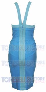 Jennifer Love Hewitt Blue Bodycon Bandage Dress XS s M L Celebrity