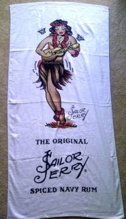 Sailor Jerry Rum Beach Towel