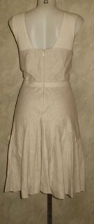 Jessica Simpson Linen Blend Ivory Dress Sz 6 $128