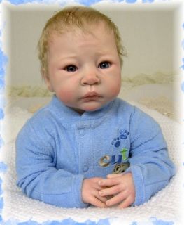 REBORN BABY BOY DOLL *JEREMIAH* BY ADRIE STOETE   NO RES BRIAR HILL