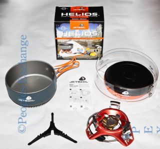 New Jetboil Helios Group Cooking System Stove Camping 