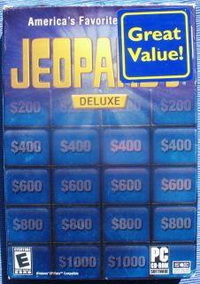 Jeopardy Deluxe PC Computer Video TV Game Show SOE Sony Online