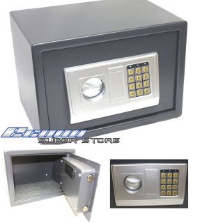  Safe Lockbox Gun Jewelry Lock Box Key or Keyless 12 x 8 x 8