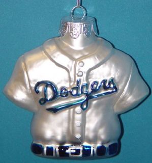 MLB Los Angeles Dodgers Jersey Christmas Ornament