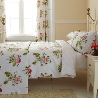 SANDERSON ♥ ENGLISH ROSE ♥ DOUBLE / KING THROW BEDSPREAD QUILT