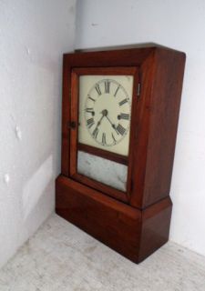 Early Jerome 8 Day Fusee Shelf Clock