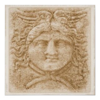 Greek God Hermes PICTURE ancient image of Hermes Print
