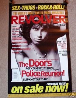 The Doors Promotional Poster Revolver Jim Morrison