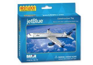 Construction Toy Jetblue Airline Airbus 320 Building Brick Toy Mint in