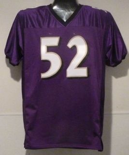 Ray Lewis Autographed Signed Baltimore Ravens Purple Size XL Jersey w