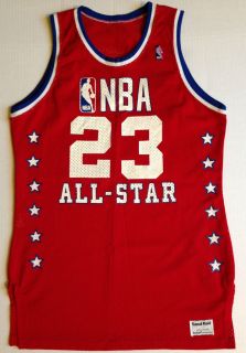 Vtg Michael Jordan 1987 All Star Authentic Sand Knit Jersey Pro Cut