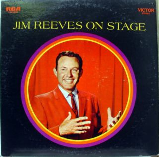 Jim Reeves on Stage LP Vinyl LSP 4062 VG 1968