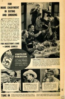 1937 Camel Cigarette Jimmie Foxx Boston Red Sox Ad