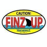 Jimmy Buffett Margaritaville Finz Up Key West Auto Decal